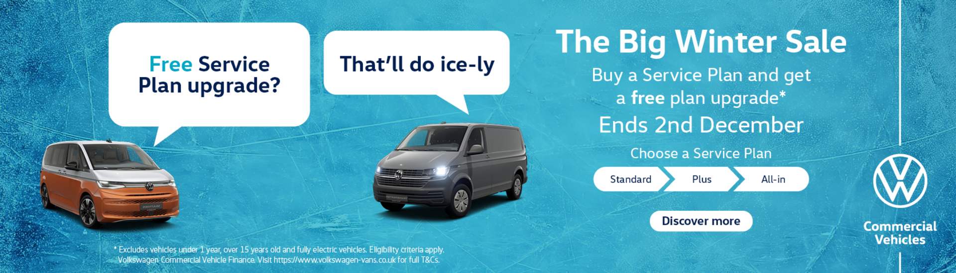 Volkswagen Commercial Vehicles All-in (Vehicles aged 3 - 6 years)¹