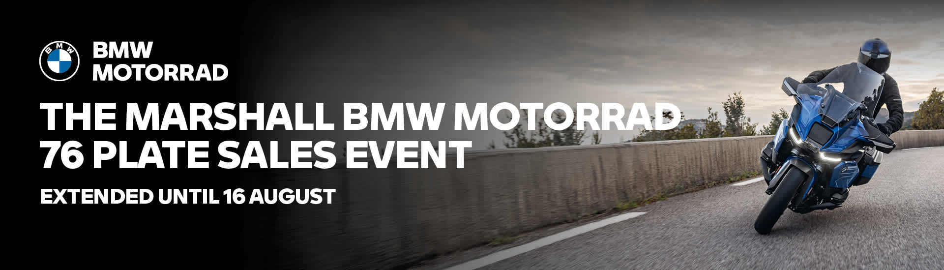 THE MARSHALL BMW MOTORRAD 76 PLATE SALES EVENT