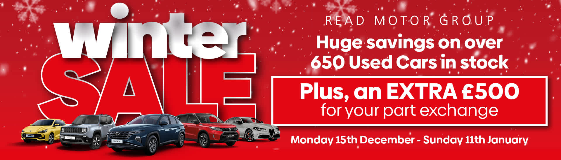 Read Motor Group WINTER SALE