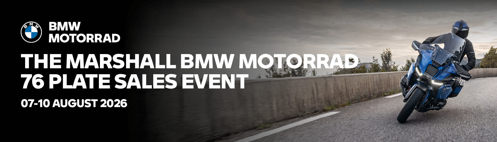 Marshall BMW Motorrad 76 Plate Sales Event