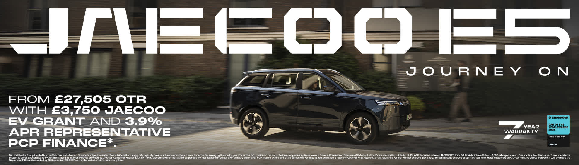 JAECOO E5 Offer