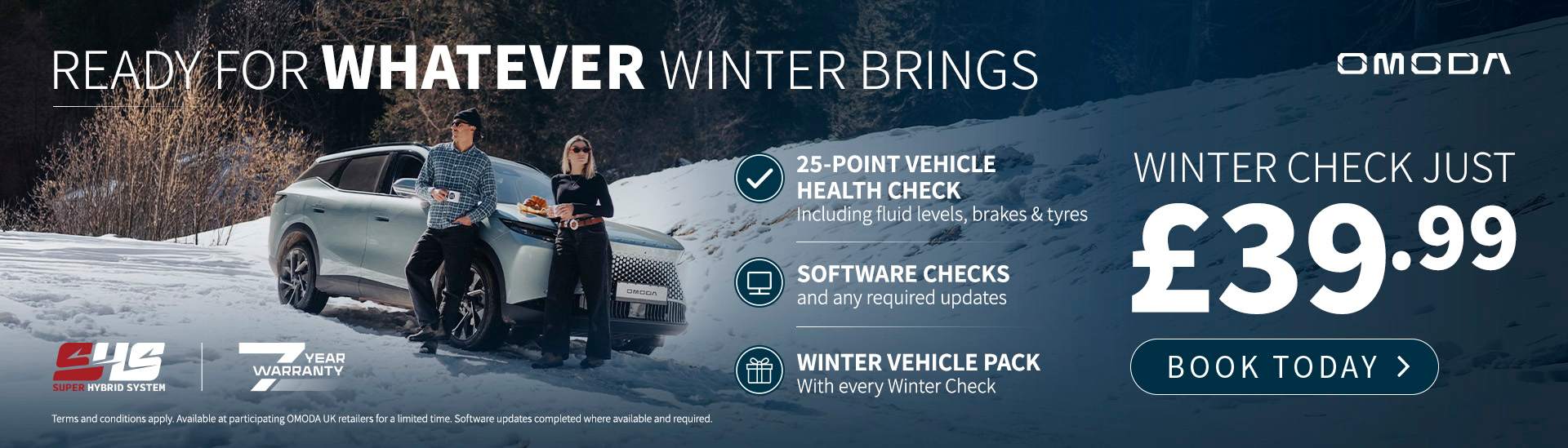 Get your OMODA winter ready for just £39.99