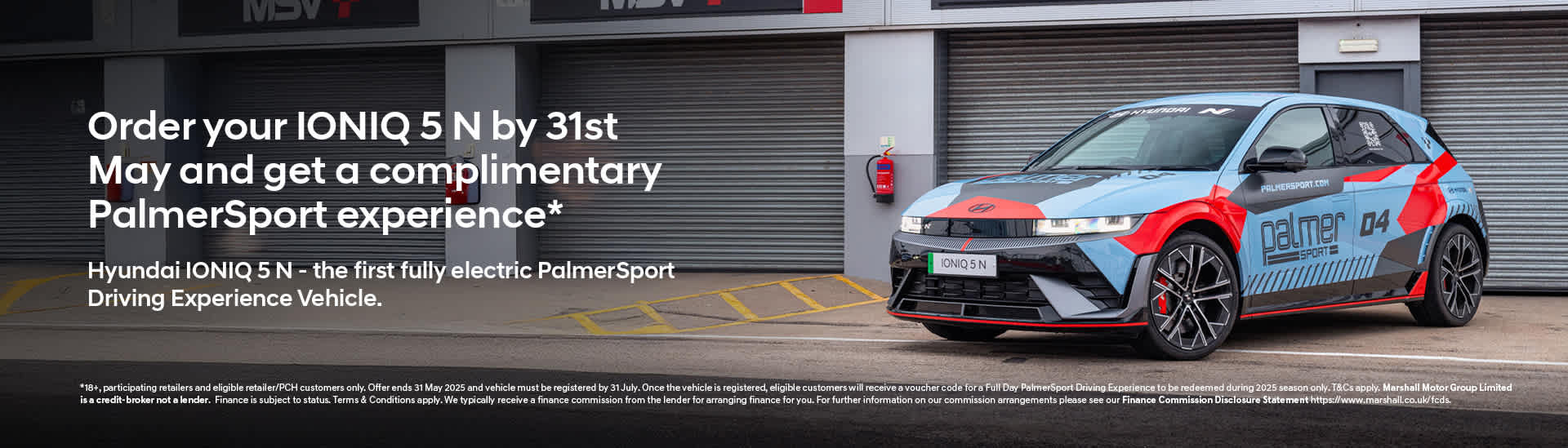 Hyundai IONIQ 5 N Complimentary PalmerSport Experience
