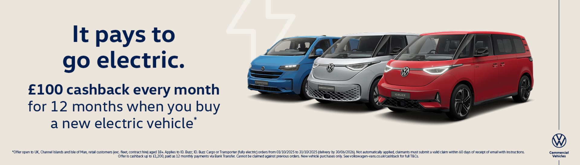 Volkswagen electric cashback