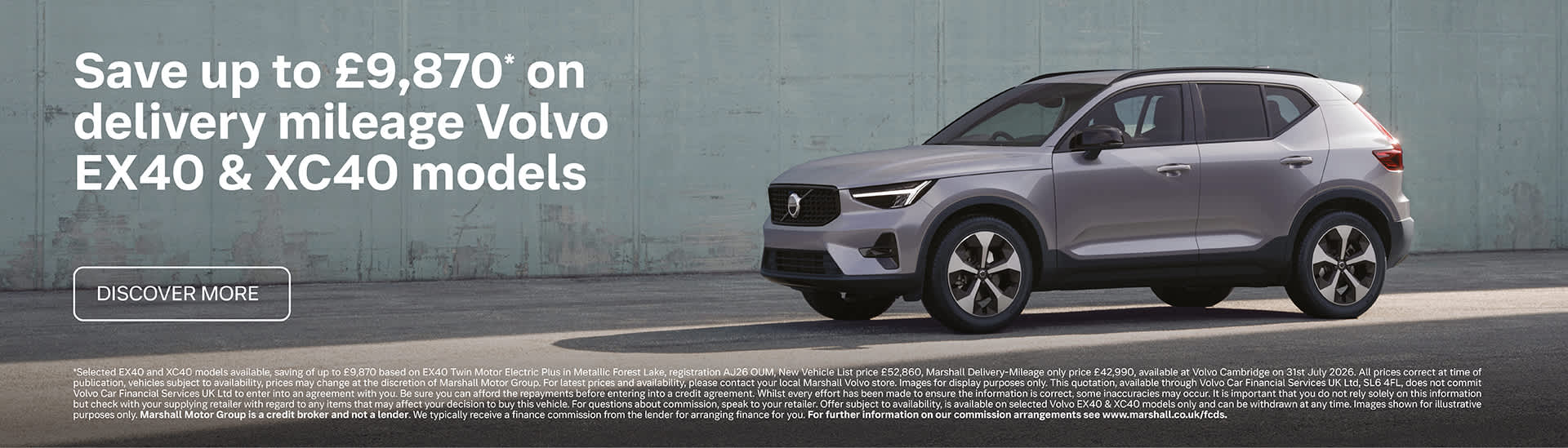 Volvo Delivery-Mileage Vehicles