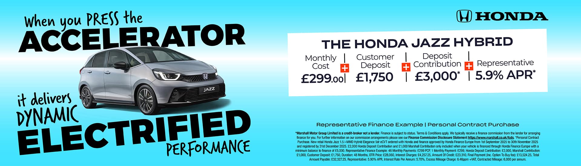 HONDA JAZZ PERSONAL CONTRACT PURCHASE OFFER