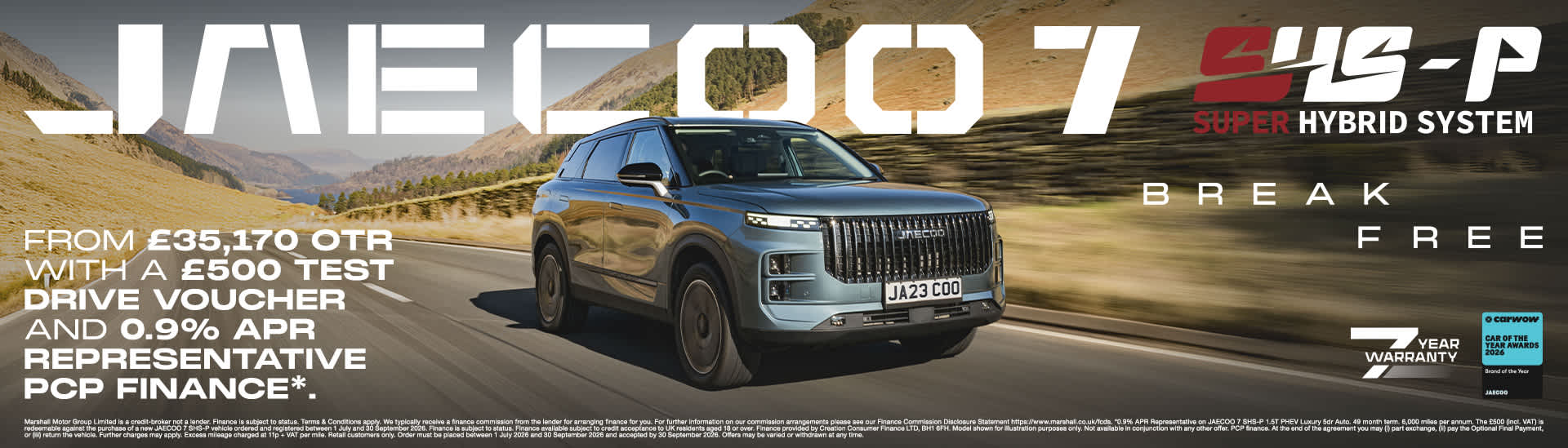 JAECOO 7 SHS-P Luxury Offer