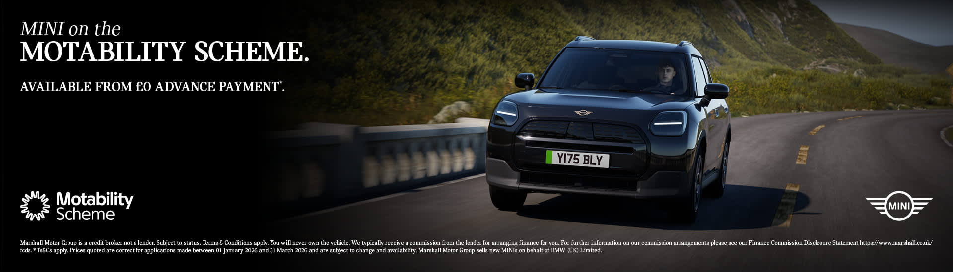 MINI ON THE MOTABILITY SCHEME.