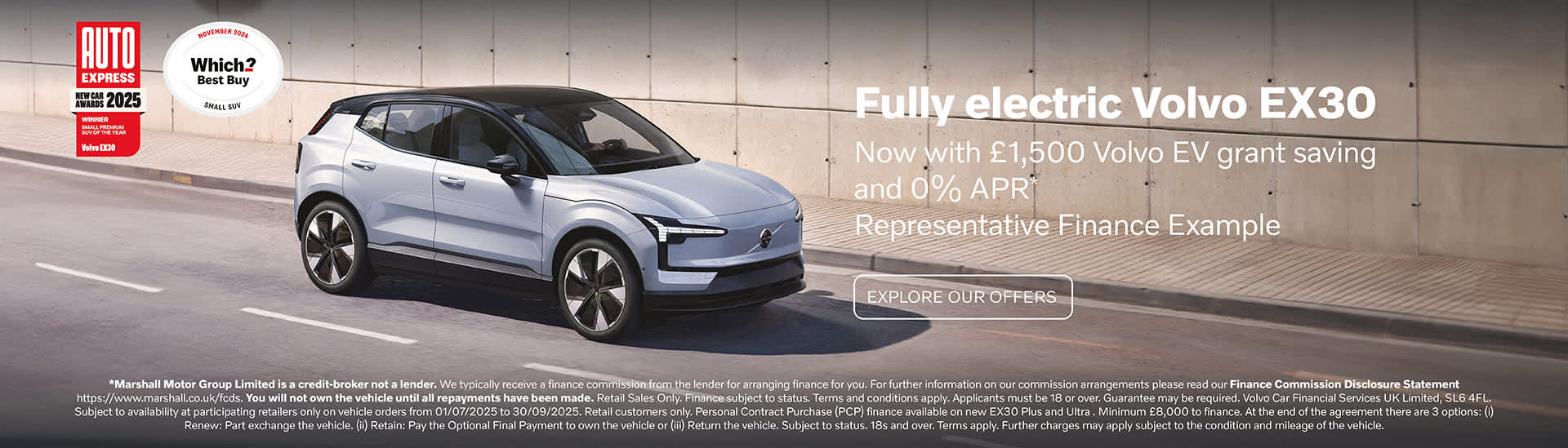 Volvo EX30 Personal Contract Purchase Offer