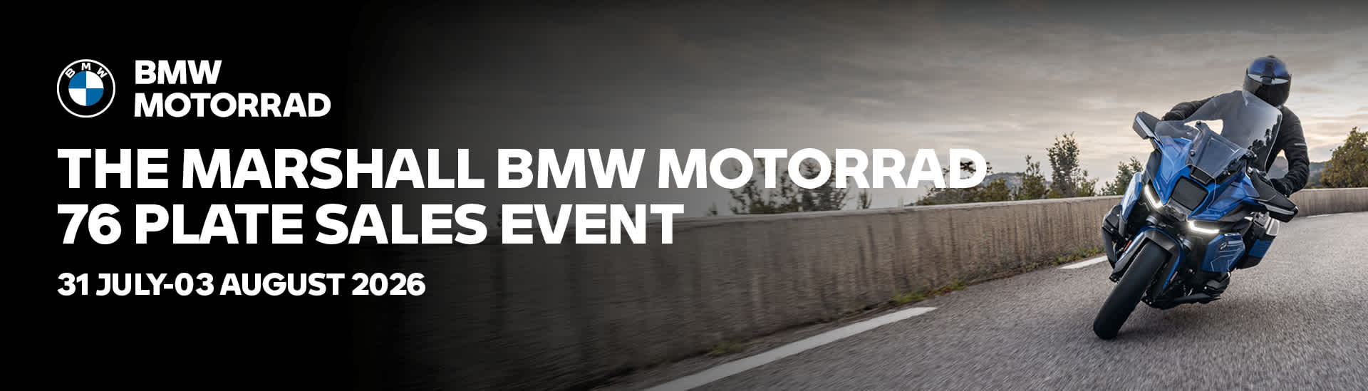 Marshall BMW Motorrad 76 Plate Sales Event