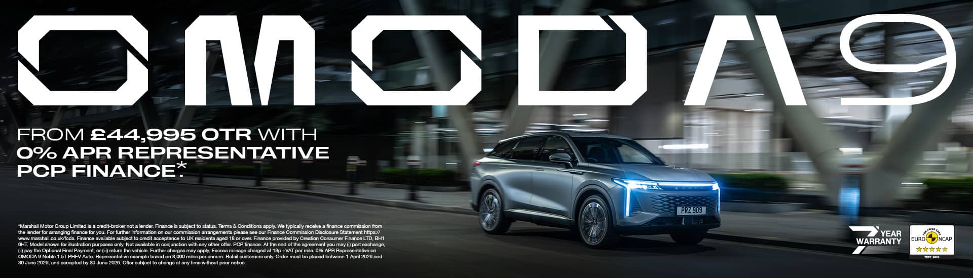 OMODA 9 NOBLE PERSONAL CONTRACT PURCHASE EXCLUSIVE OFFER