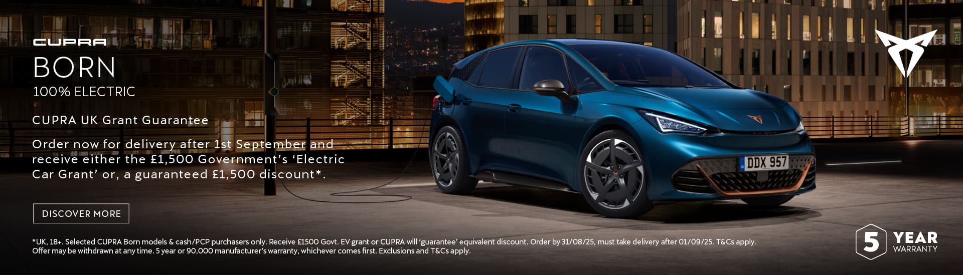 CUPRA EV Grant