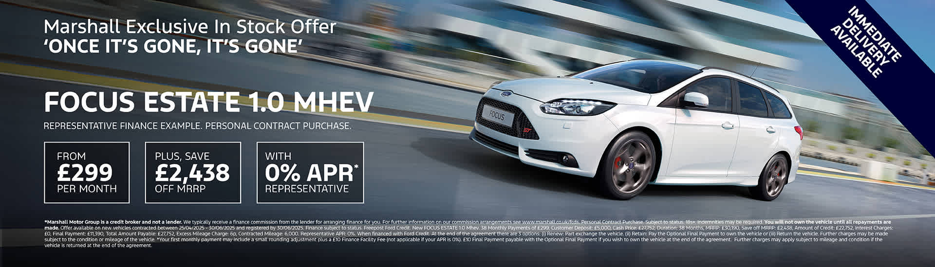 FORD FOCUS EXCLUSIVE FORD OPTIONS (PERSONAL CONTRACT PURCHASE) OFFER