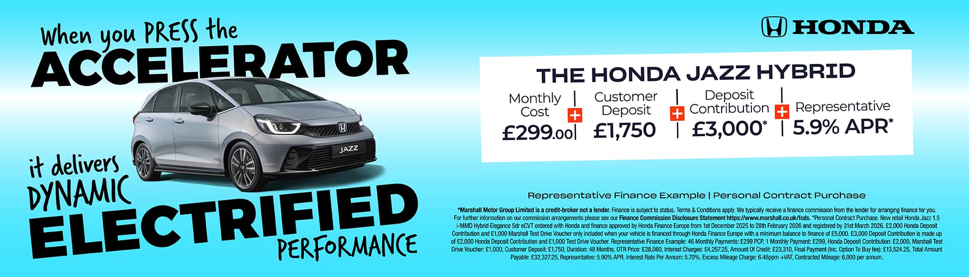 HONDA JAZZ PERSONAL CONTRACT PURCHASE OFFER