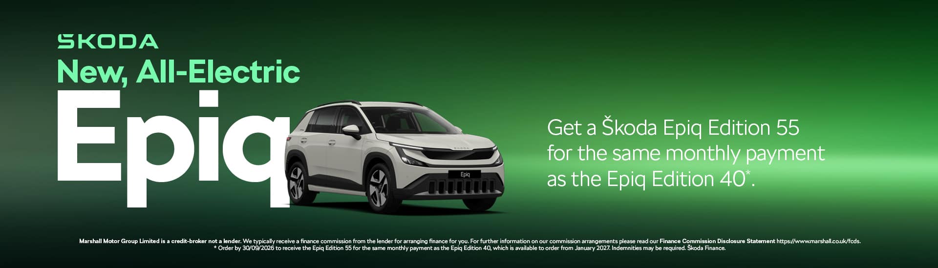 Skoda Epiq Upgrade Offer