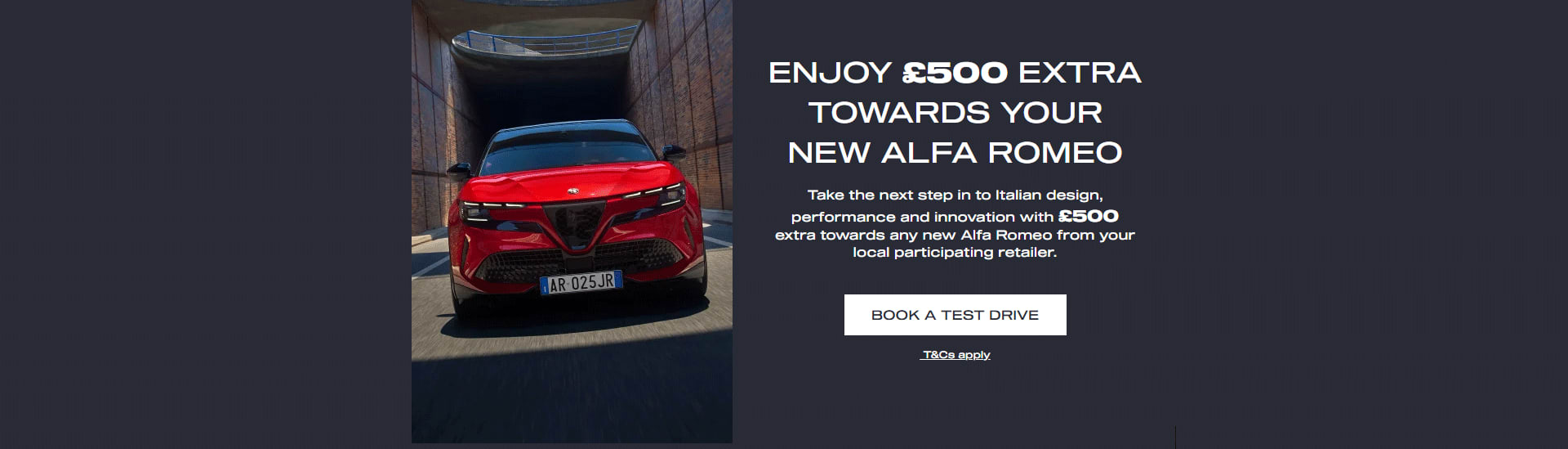 Read Alfa Romeo Derby £500 Voucher