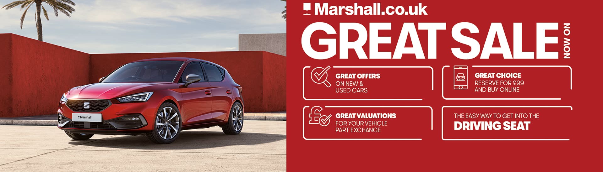 Contact SEAT Braintree, Cambridge, Leicester & Oxford Marshall SEAT