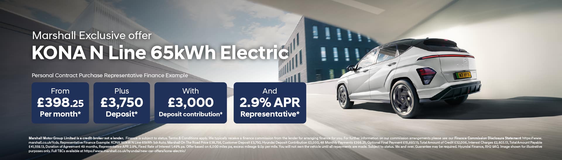 Hyundai KONA Electric Personal Contract Purchase Offer 