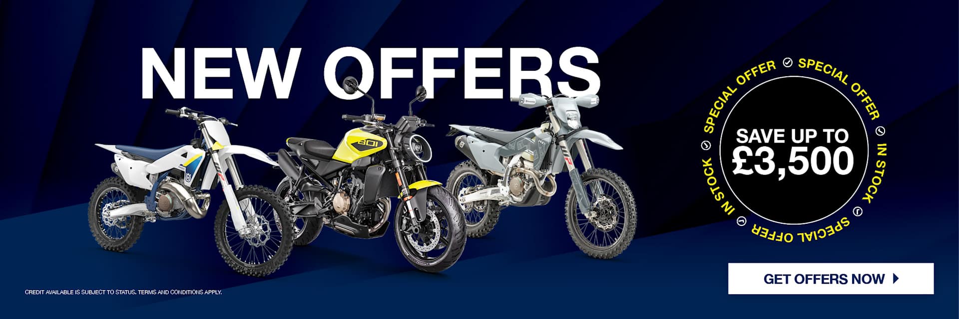 NEW HUSQVARNA BIKE OFFERS