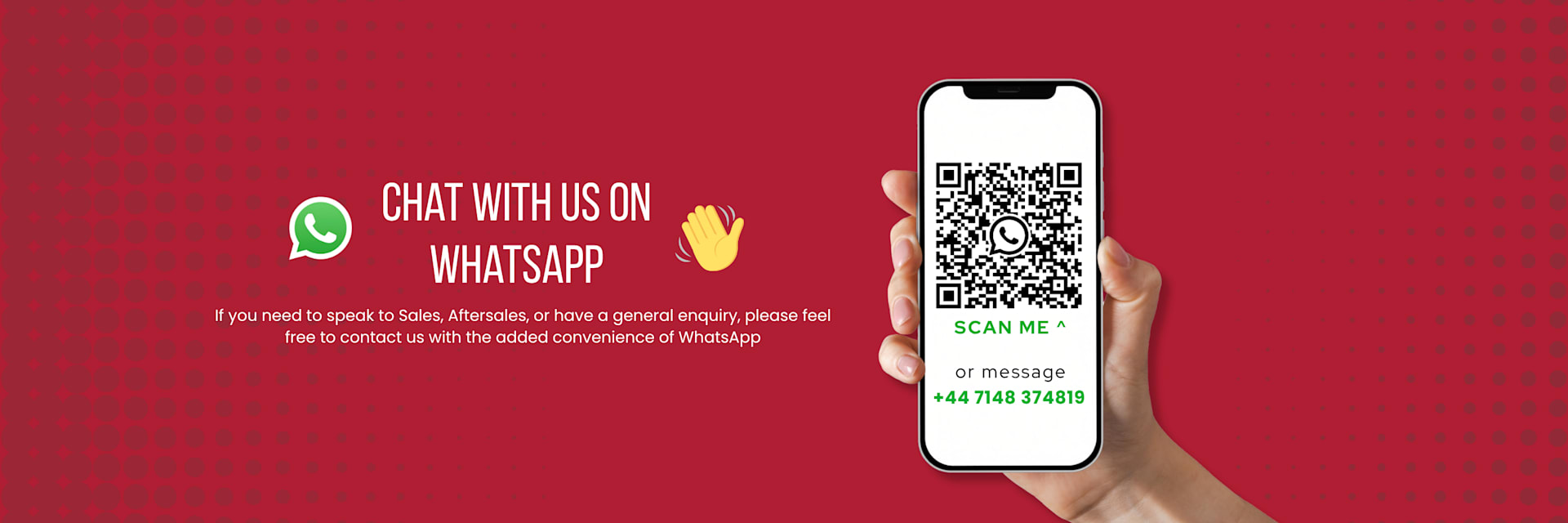 Contact Us on Whatsapp