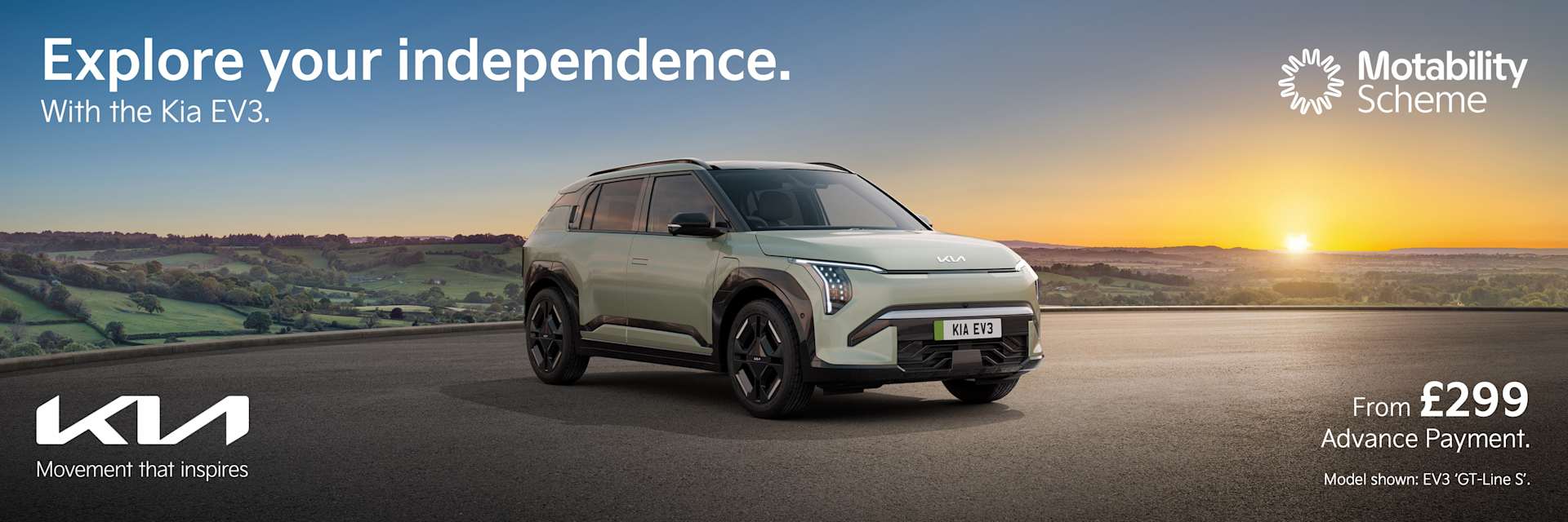 Kia EV3 Motability Offer