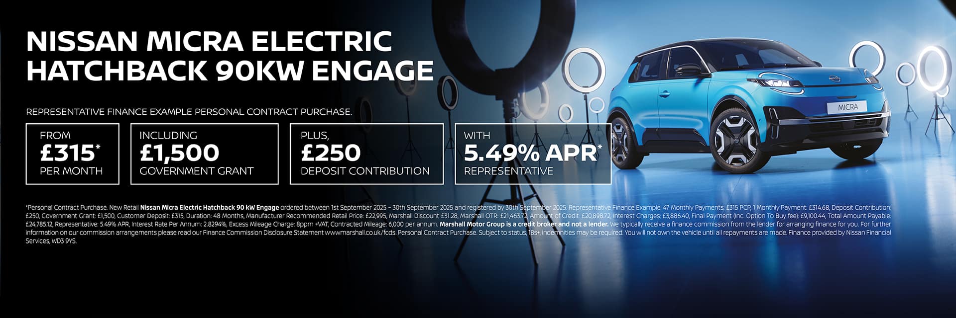 All-New Nissan MICRA Personal Contract Purchase Offer