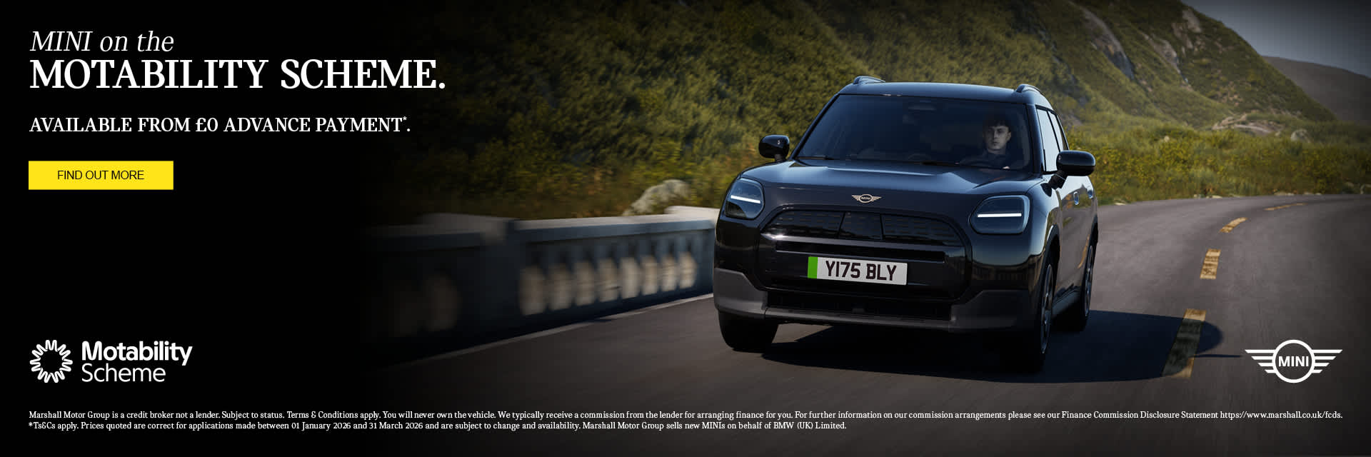 MINI ON THE MOTABILITY SCHEME.