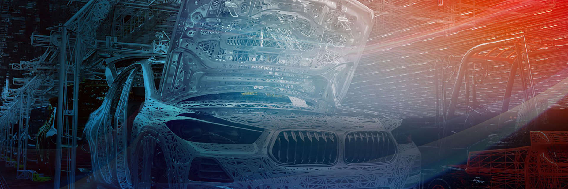 Zaawansowane technicznie i technologicznie BMW na linii produkcyjnej. 