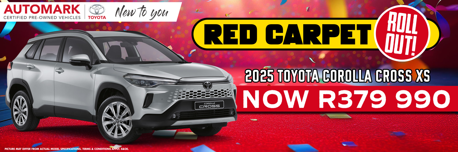 2025 Corolla Cross XS — R379,990 (Automark Certified)