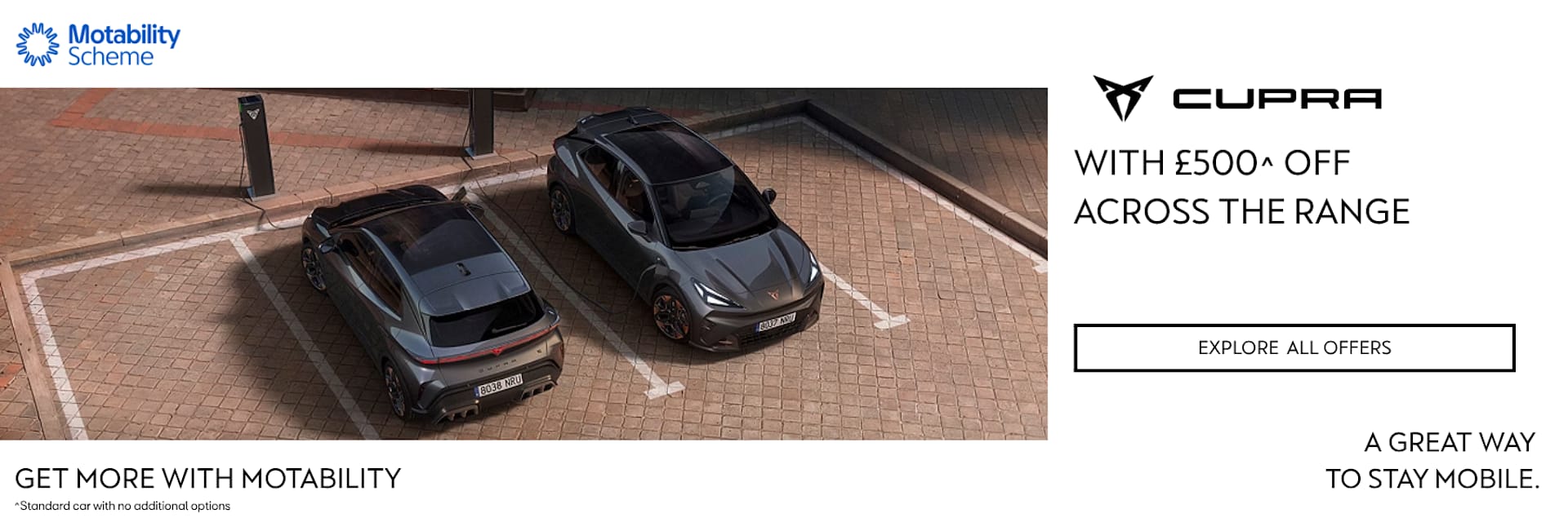 CUPRA Motability Offer Banner