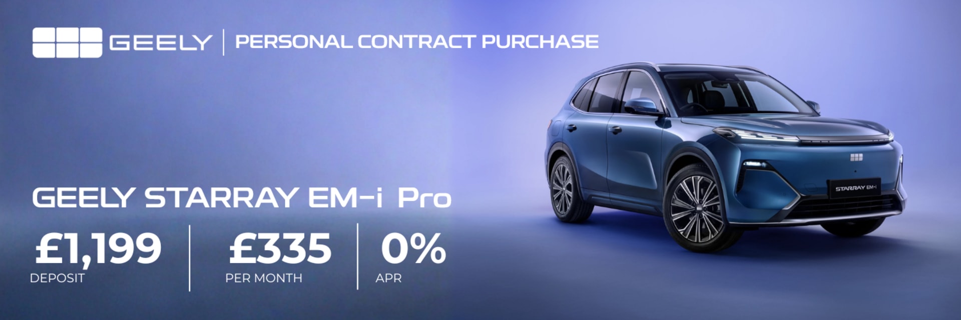 Geely Starray EM-i 0% PCP