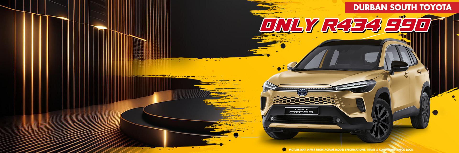 DS Black Corolla Cross – R434,990