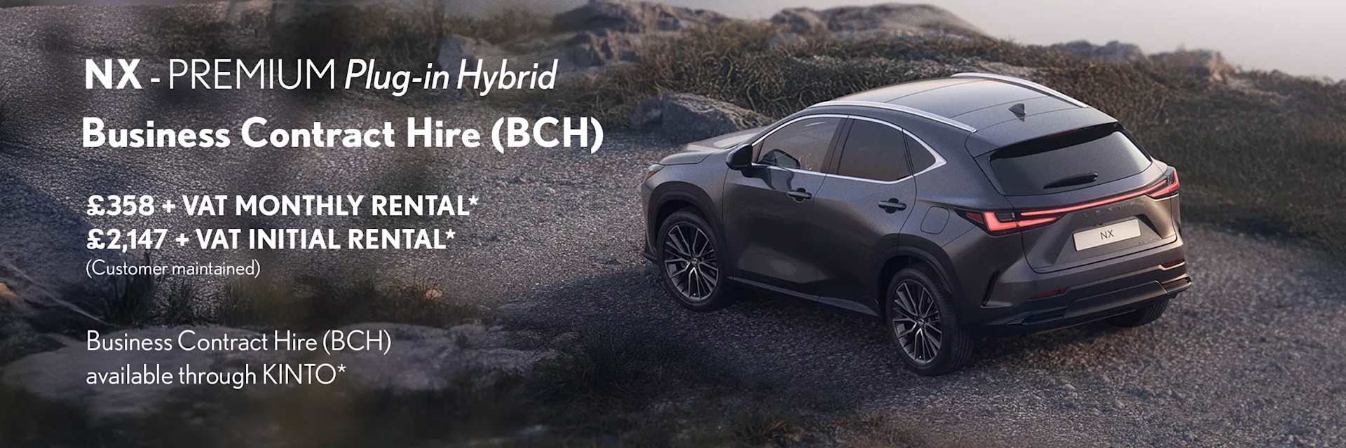 NX - Premium Plug-in Hybrid Business Contract Hire (BCH)