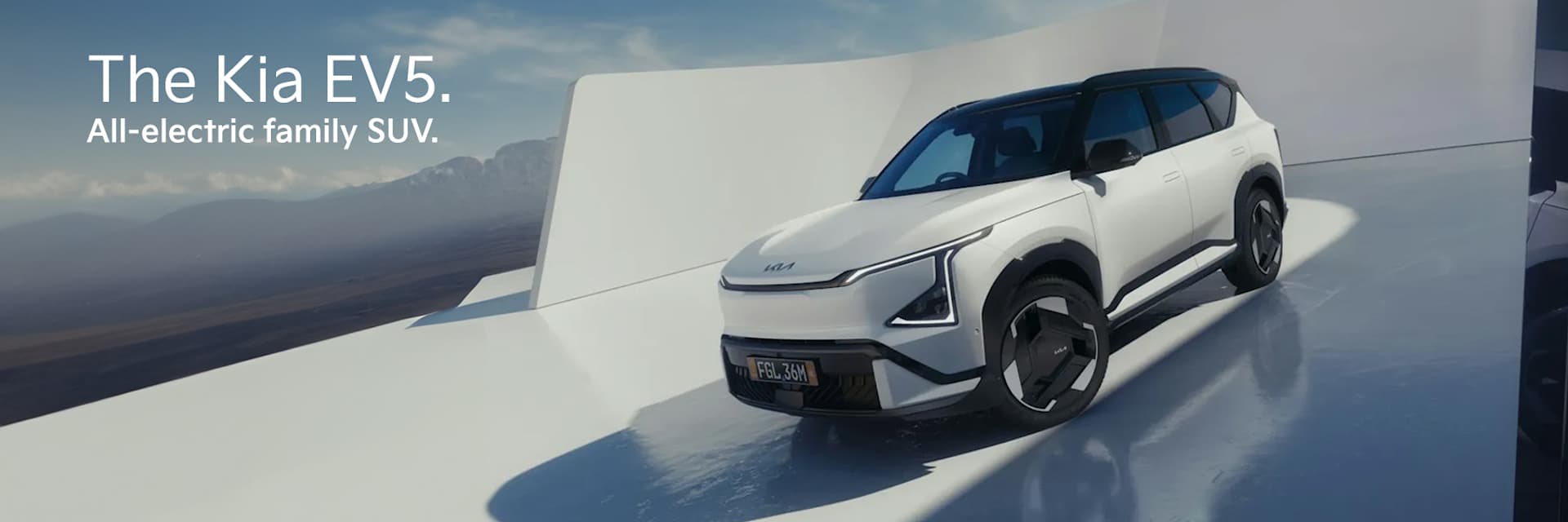The Kia EV5 - All-electric family SUV.