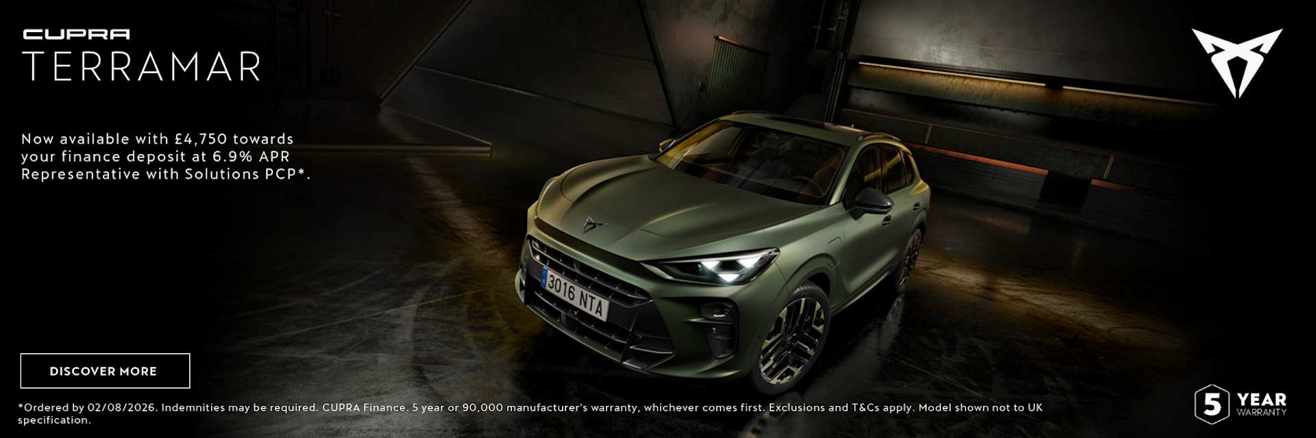 Cupra Terramar Q3 26 Offer