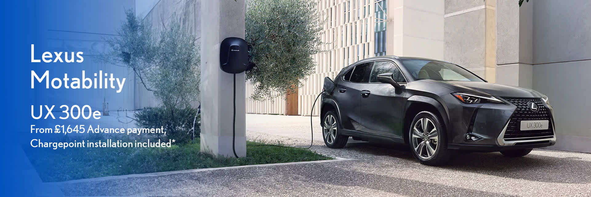 Lexus UX 300e on Motability