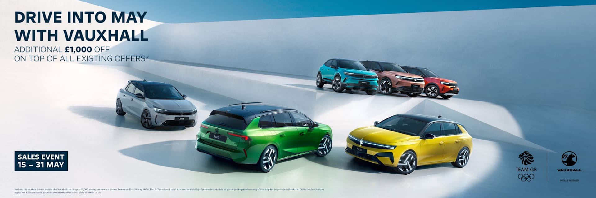 The Vauxhall Sales Event is now on!