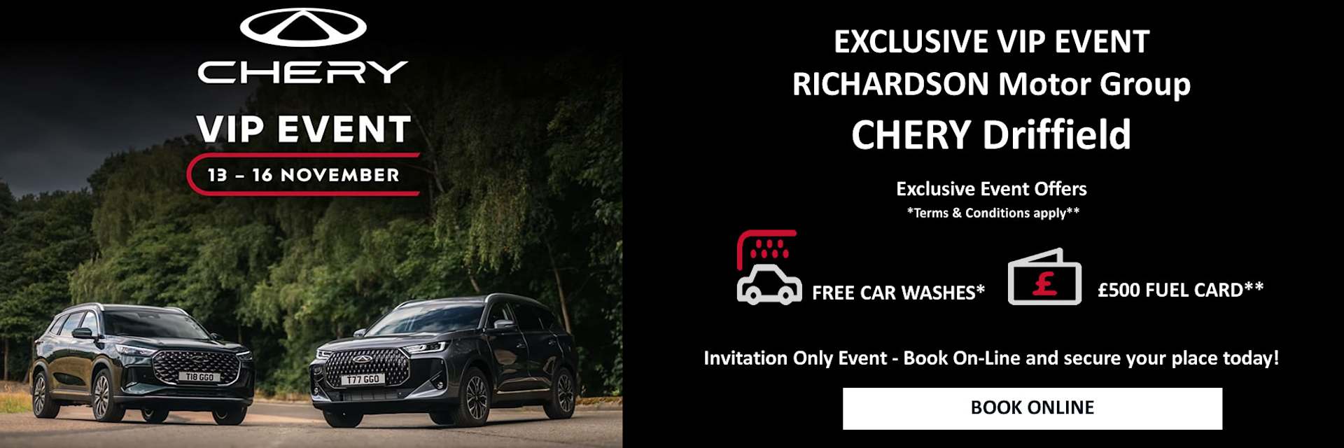 Chery VIP Event 13th-16th November