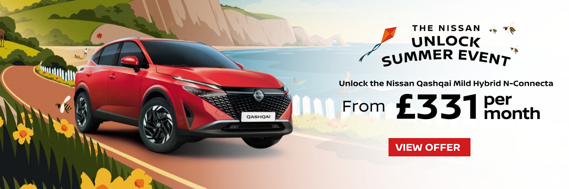 Nissan Qashqai Unlock Summer