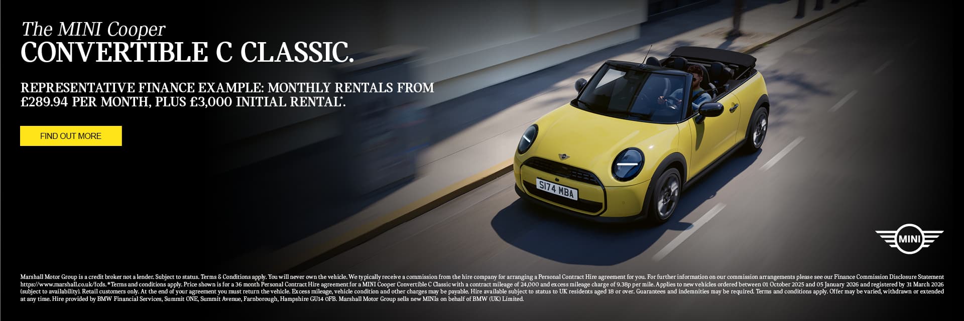 MINI COOPER CONVERTIBLE C CLASSIC.