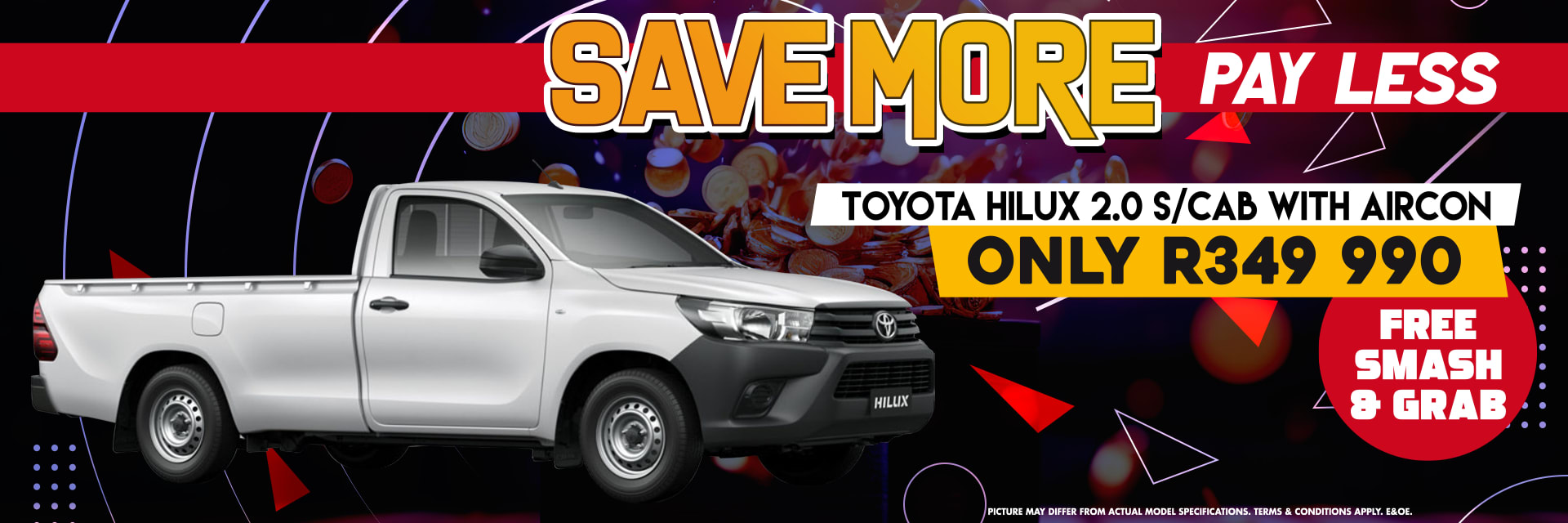 Hilux 2.0 Single Cab Bakkie