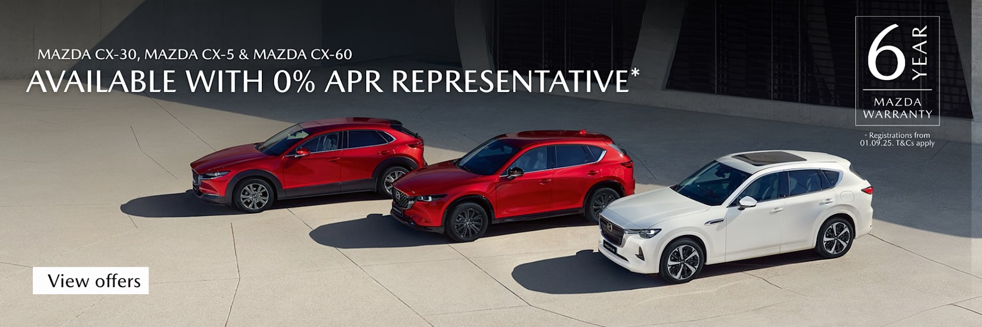 Mazda 0% Finance on SUVs