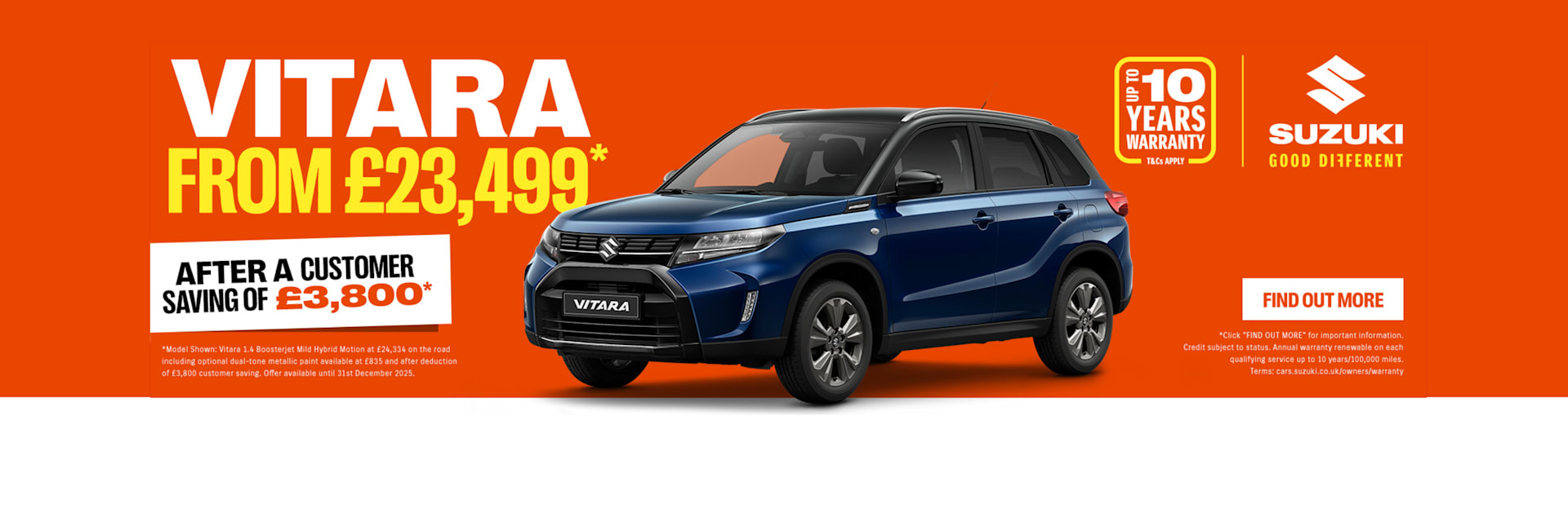 Suzuki Vitara New Car Offer