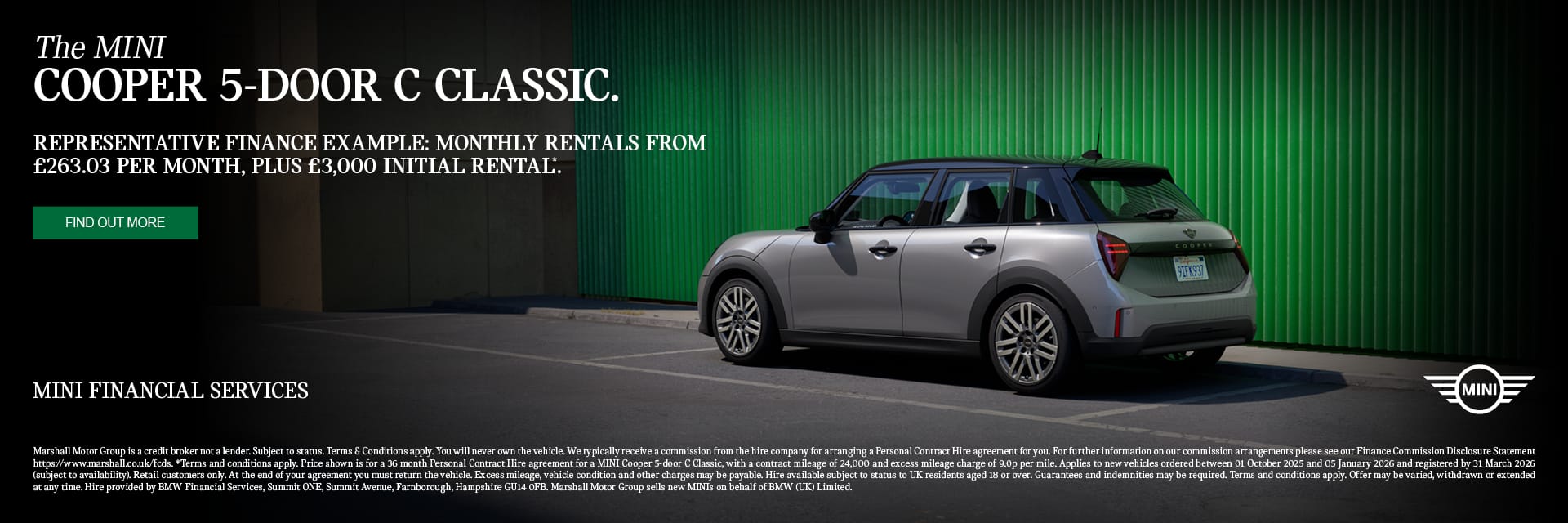 MINI 5-DOOR COOPER C CLASSIC.