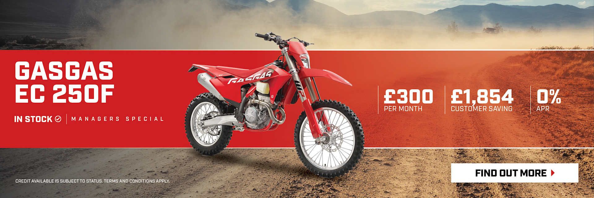 Gas Gas Ec250f  September Offer 