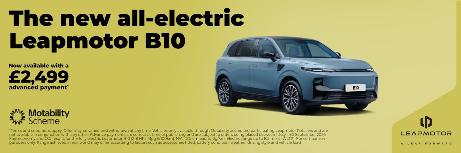 B10 Motability Offer