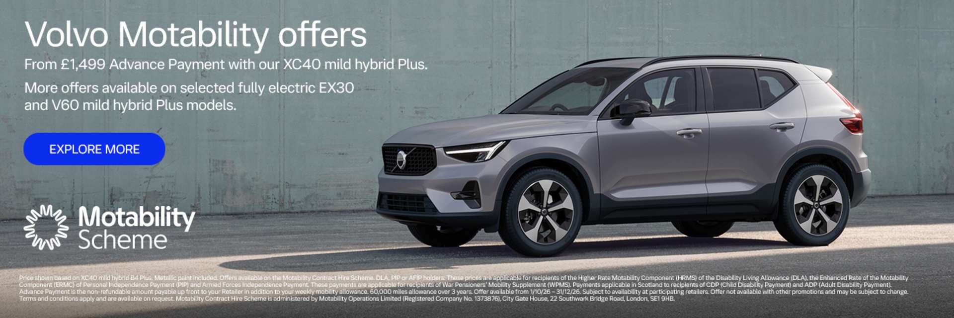 Volvo Motability Offers