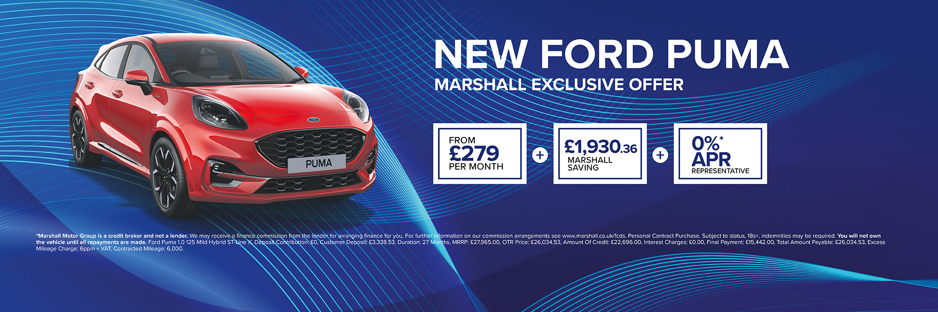 Ford Puma Personal Contract Purchase Offer