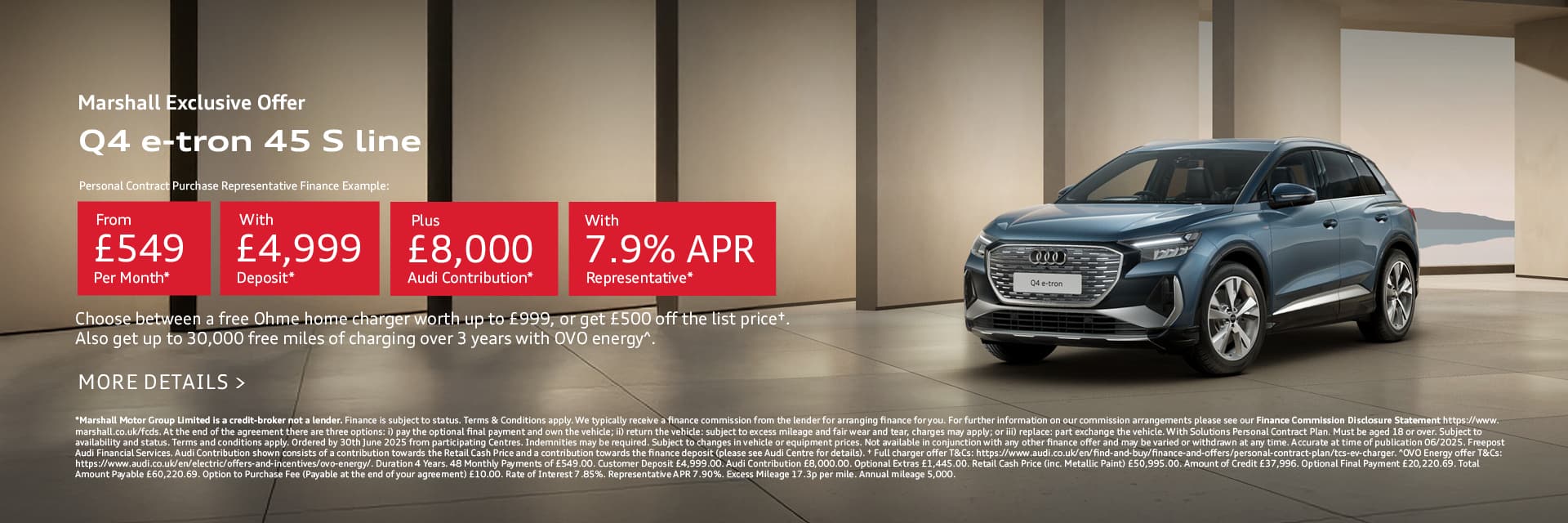 Audi Q4 e-tron Personal Contract Purchase Offer