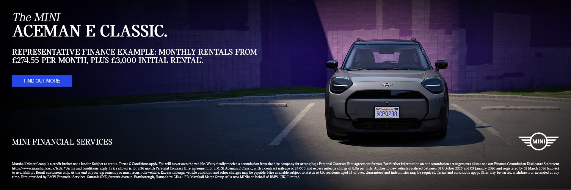 MINI ACEMAN E CLASSIC.